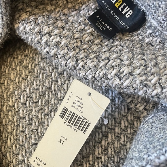 Nwt Anthropologie Maeve Tamara fringe sweater skirt - Picture 6 of 7